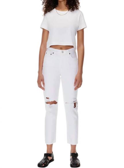 NEW AGOLDE fen high waist tapered jeans in conjure - Picture 3 of 6